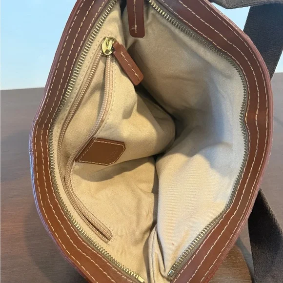 BURBERRY handbag suede purse - brown - vintage - Picture 13 of 16